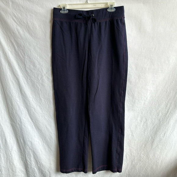 SB Active navy wide leg lounge/exercise pants, size M - Picture 1 of 10